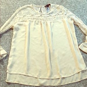 Beige /cream top